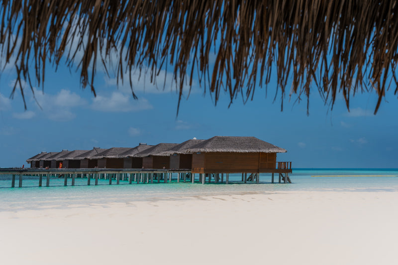 A Water Villa at Medhufushi Island Resort.