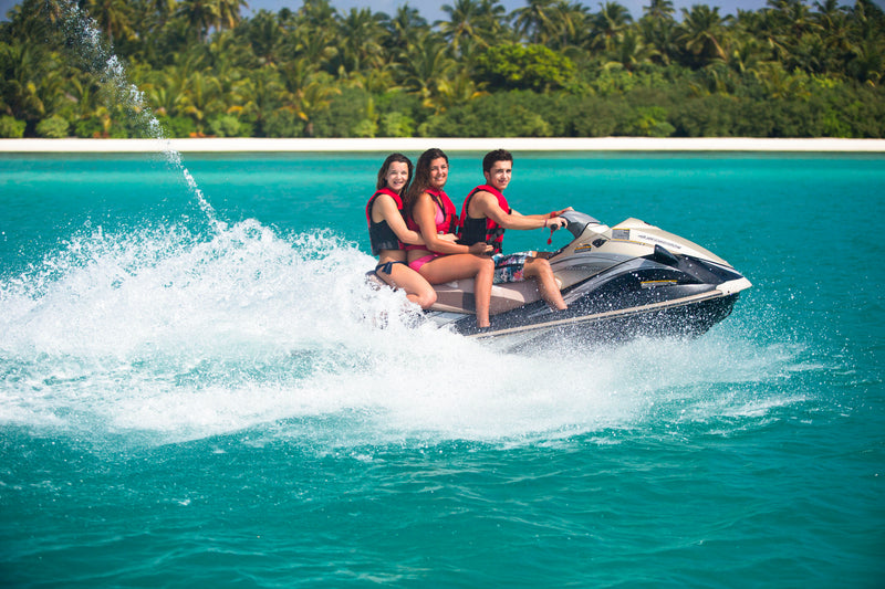 Water sports at Medhufushi Island Resort.