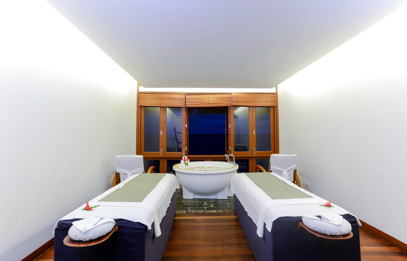 Another view of the spa at Medhufushi Island Resort.