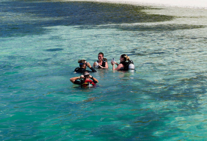 Another view of water sports at Medhufushi Island Resort.