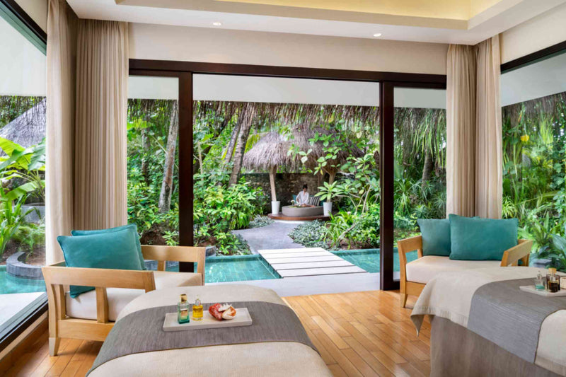 Treatment room at Drift Spa, Niyama Private Islands