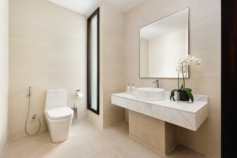 Second bathroom of a Family Beach Pool Villa at Niyama Private Islands