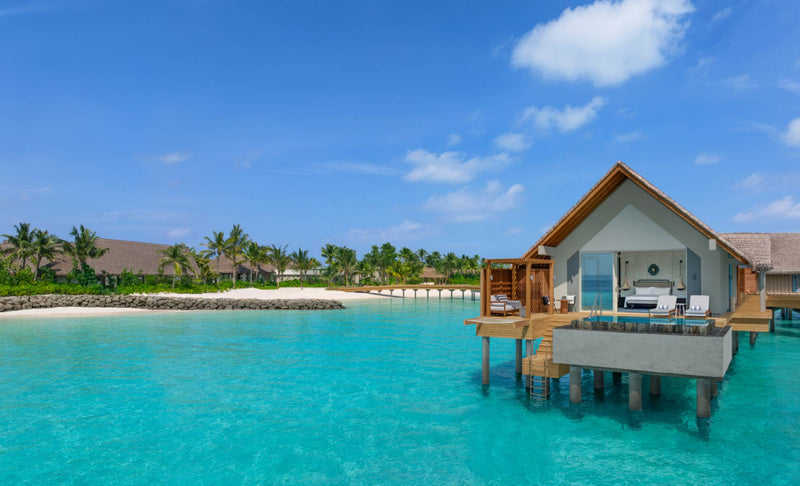 An Overwater Villa with private pool at JW Marriott Maldives Kaafu Atoll
