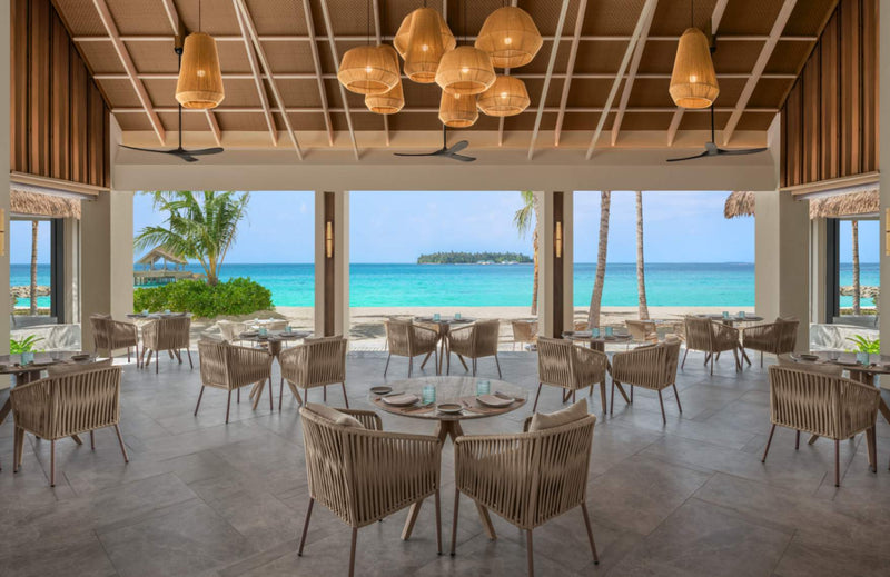 Veyo, the all-day dining restaurant at JW Marriott Maldives Kaafu Atoll