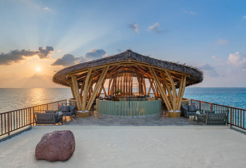 Exterior of Nikkei, the Japanese-Peruvian restaurant at JW Marriott Maldives Kaafu Atoll