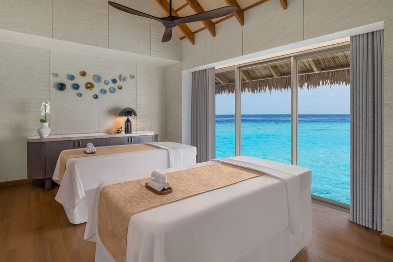 Private spa room within the Ocean Residence at JW Marriott Maldives