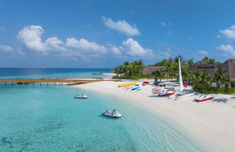 Watersports centre and equipment at JW Marriott Maldives Kaafu Atoll