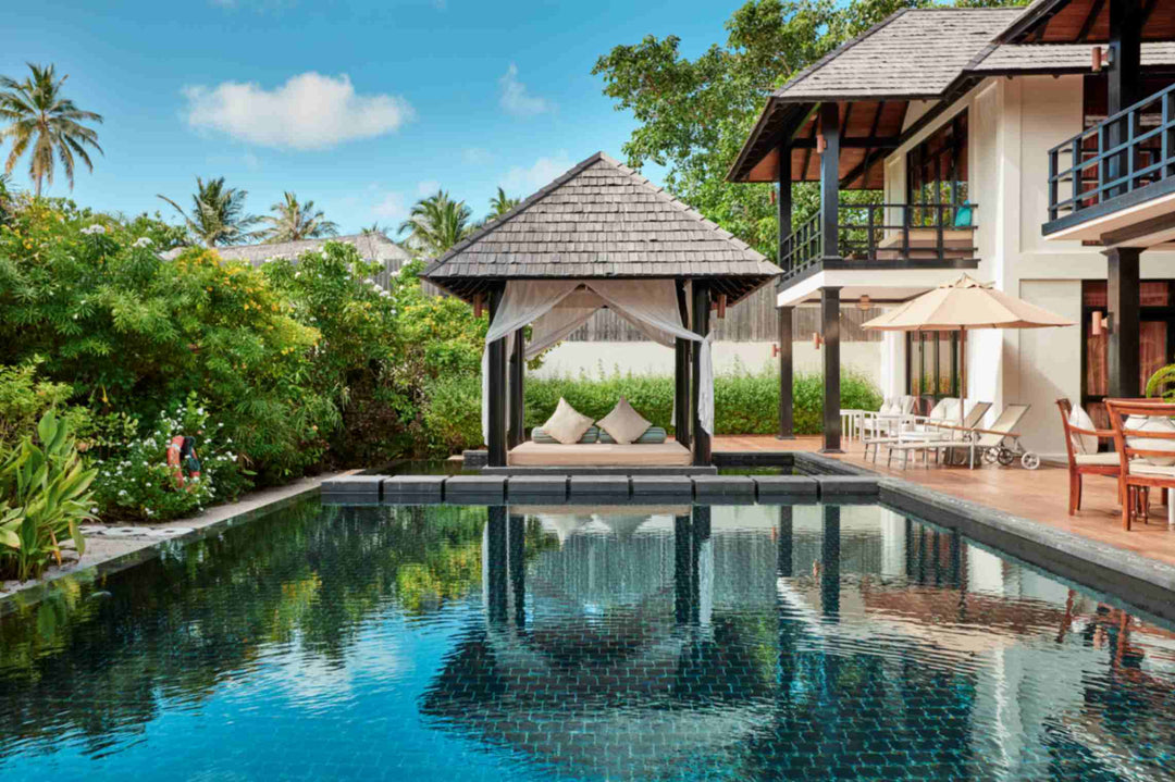 Celebrity Retreat at Sun Siyam Iru Fushi from outside, the three-bedroom retreat (2)