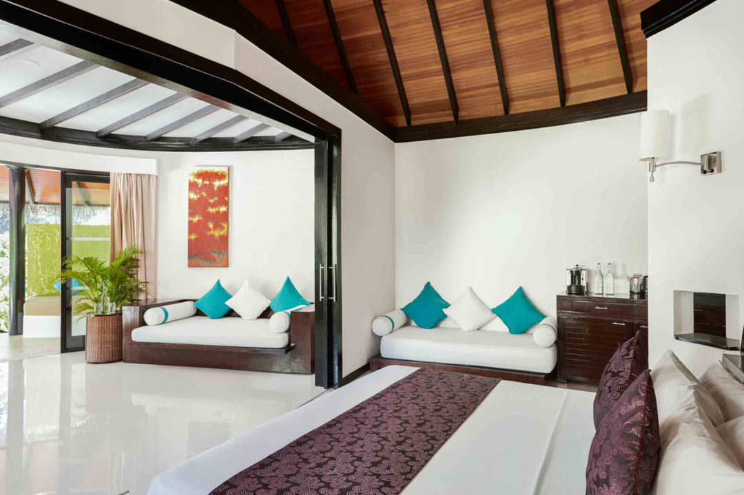 Inside a Private Pool Beach Villa at Sun Siyam Iru Fushi, 200 sq m on the sand (2)
