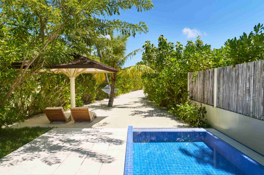 Romantic Beach Villa with Pool at Sun Siyam Romance, the adults-only island at Olhuveli, Maldives