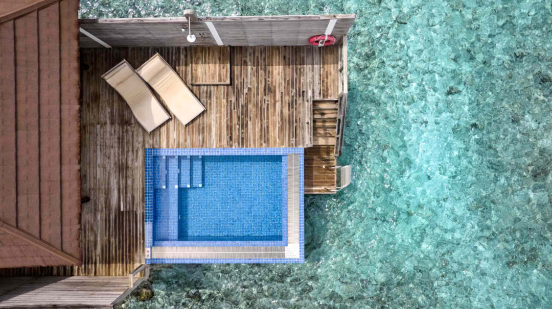 Romantic Water Villa with Pool, one of forty overwater villas at Sun Siyam Romance, Maldives