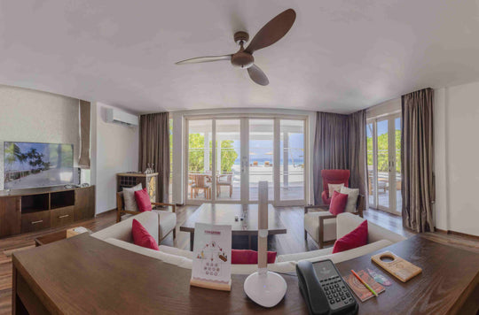 Villa exterior and private pool at Siyam World, Noonu Atoll, Maldives