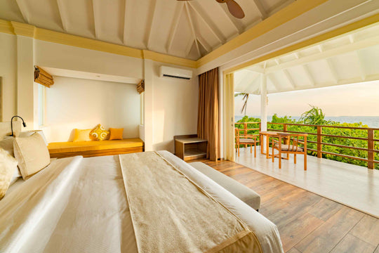 View from a Two Storey Pool Beach Residence at Siyam World, Noonu Atoll, Maldives