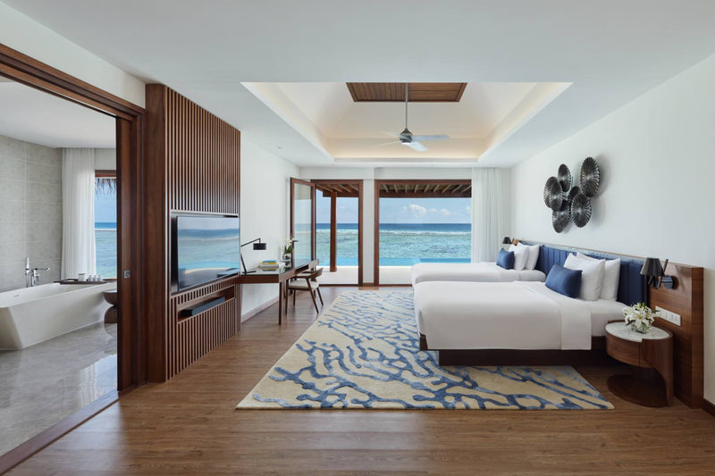 Detail of a Two Bedroom Ocean Pool Pavilion at Niyama Private Islands