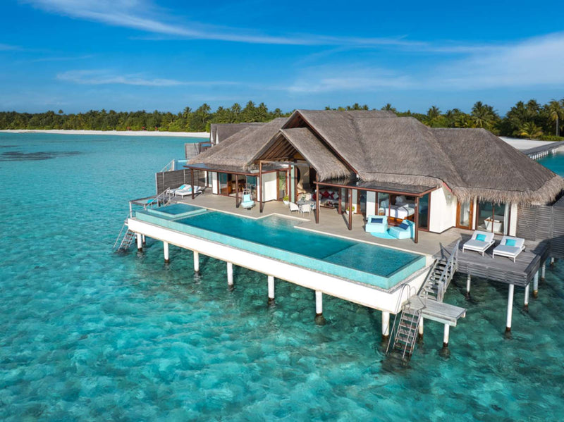 Two Bedroom Ocean Pool Pavilion at Niyama Private Islands in daylight