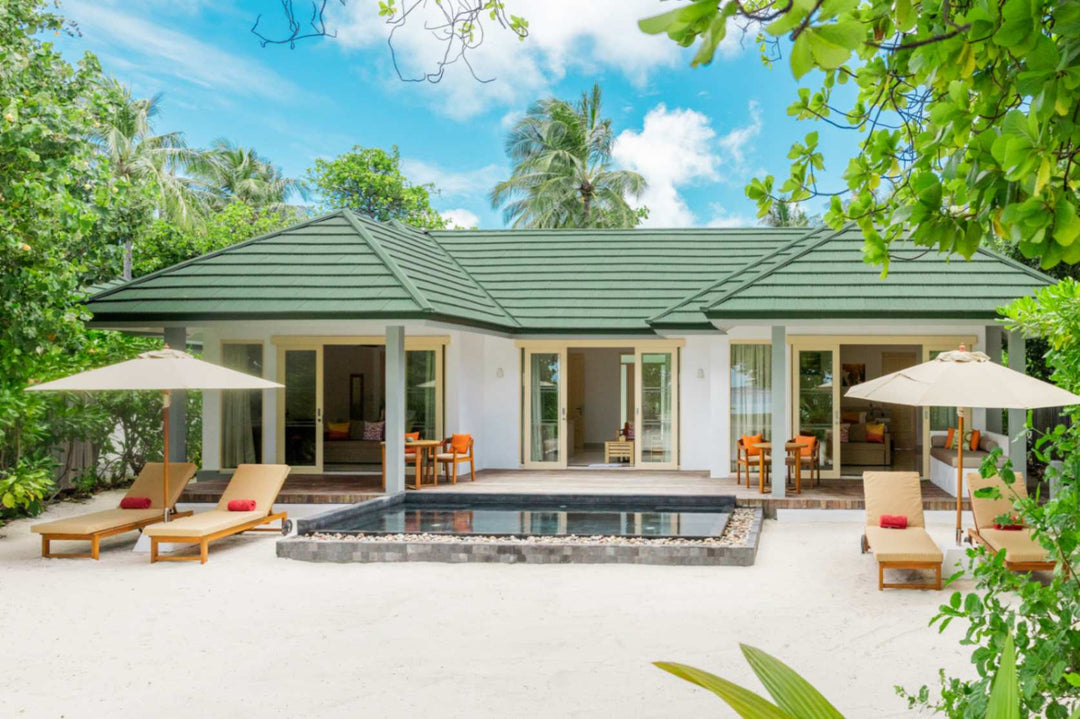 Two Bedroom Pool Beach Villa on the beach at Siyam World, Noonu Atoll, Maldives