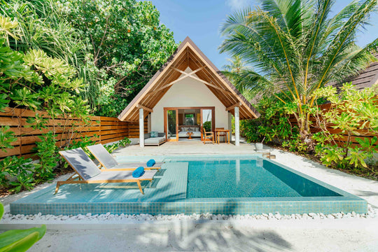 Fushifaru Maldives, Lhaviyani Atoll — Pool Beach Villa Sunset