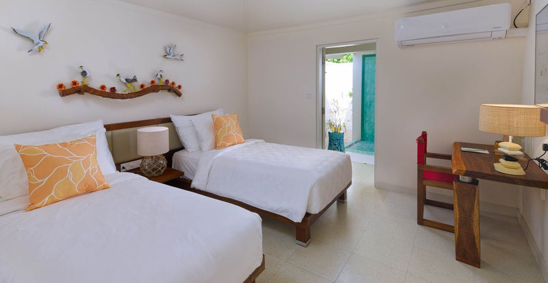 OBLU NATURE Helengeli by SENTIDO, North Malé Atoll: the twin bedroom of a two-bedroom villa