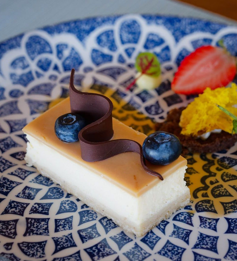 OBLU NATURE Helengeli by SENTIDO, North Malé Atoll: a plated dessert with blueberries and chocolate