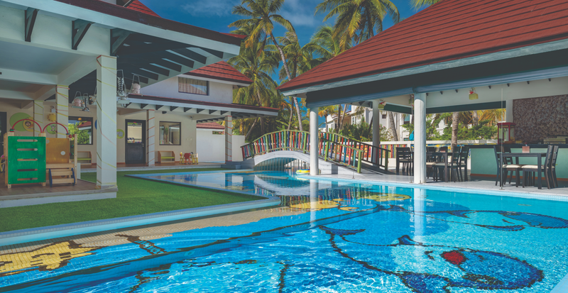 OBLU Xperience Ailafushi, North Malé Atoll: a children's pool with a play area
