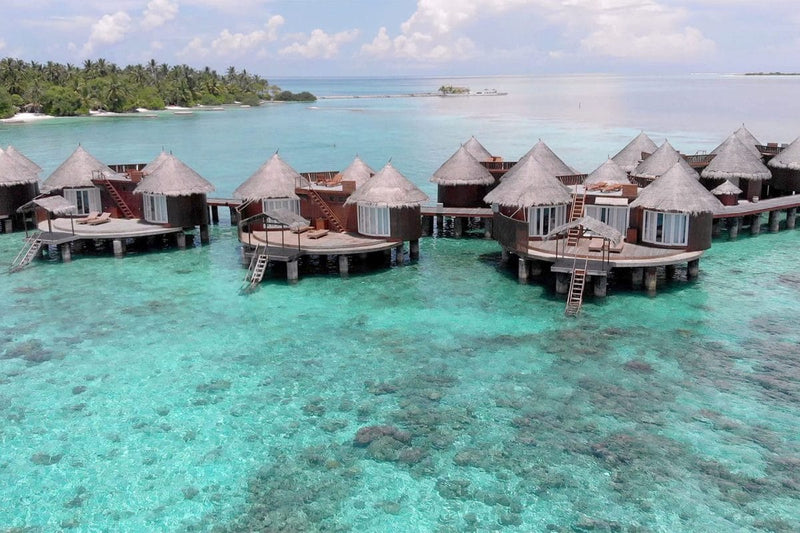 A Water Villa at Nika Island Resort & Spa.