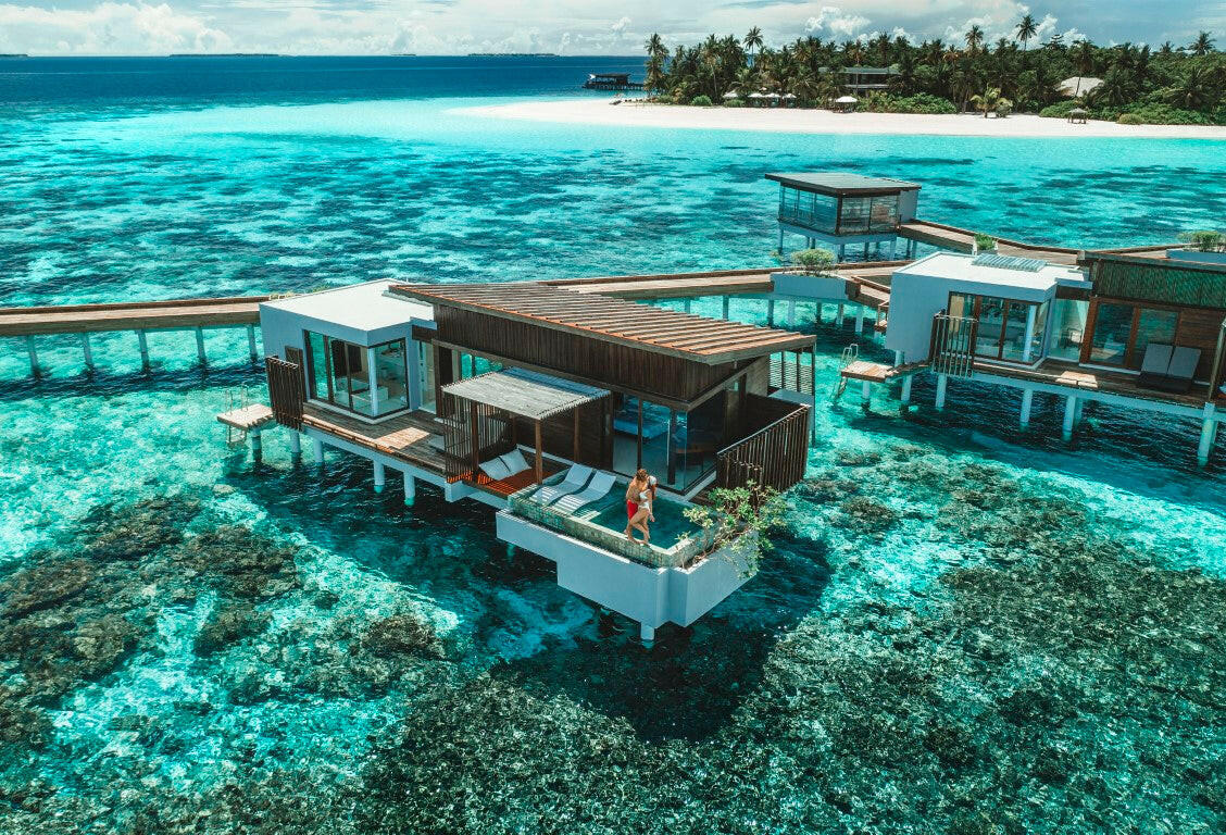 Park Hyatt Maldives Hadahaa, Gaafu Alifu Atoll — the island and its surrounding lagoon