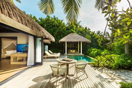 COMO Maalifushi, Thaa Atoll — beach villa exterior