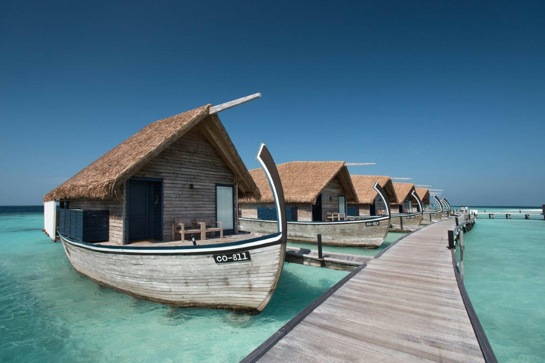 COMO Cocoa Island, South Malé Atoll — overwater villa exterior
