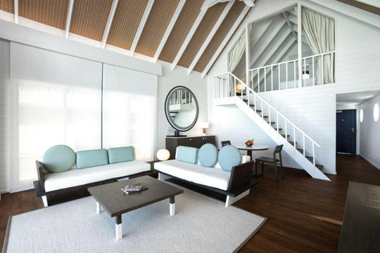 COMO Cocoa Island, South Malé Atoll — overwater villa exterior