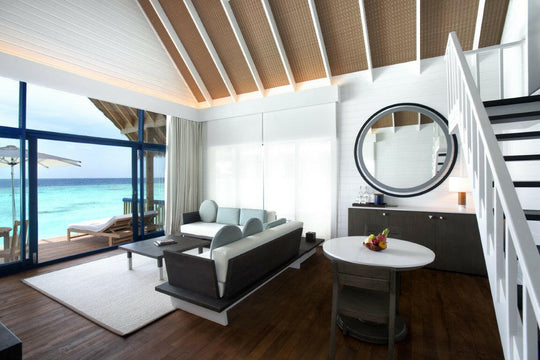 COMO Cocoa Island, South Malé Atoll — overwater villa exterior