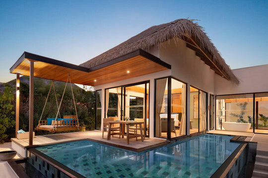 Hilton Maldives Amingiri Resort &amp; Spa, North Malé Atoll — beach villa exterior