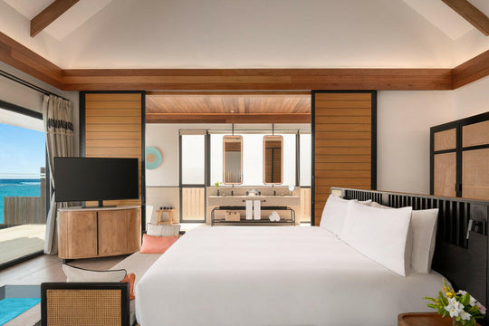 Hilton Maldives Amingiri Resort &amp; Spa, North Malé Atoll — overwater villa exterior