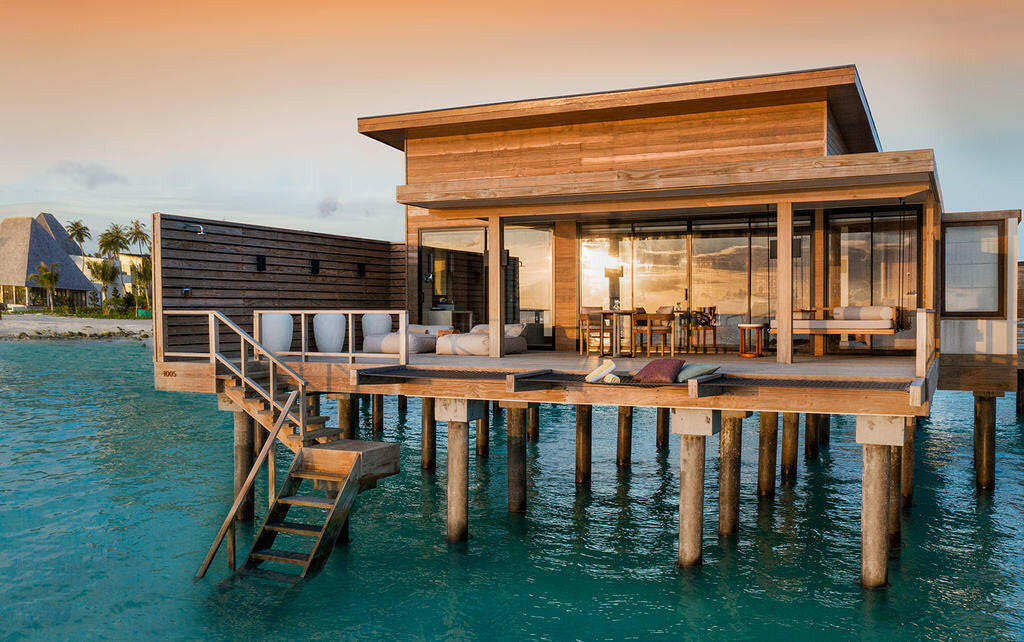 Kuda Villingili Resort Maldives, North Malé Atoll — overwater villa exterior