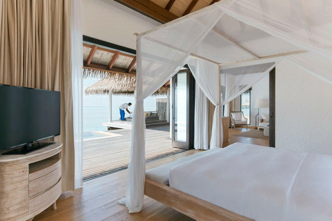 COMO Maalifushi, Thaa Atoll — overwater villa exterior